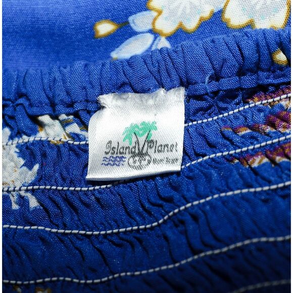 Vintage Tropical Tank Short Dress Sleeveless Beach Sundress Small - Picture 2 of 3